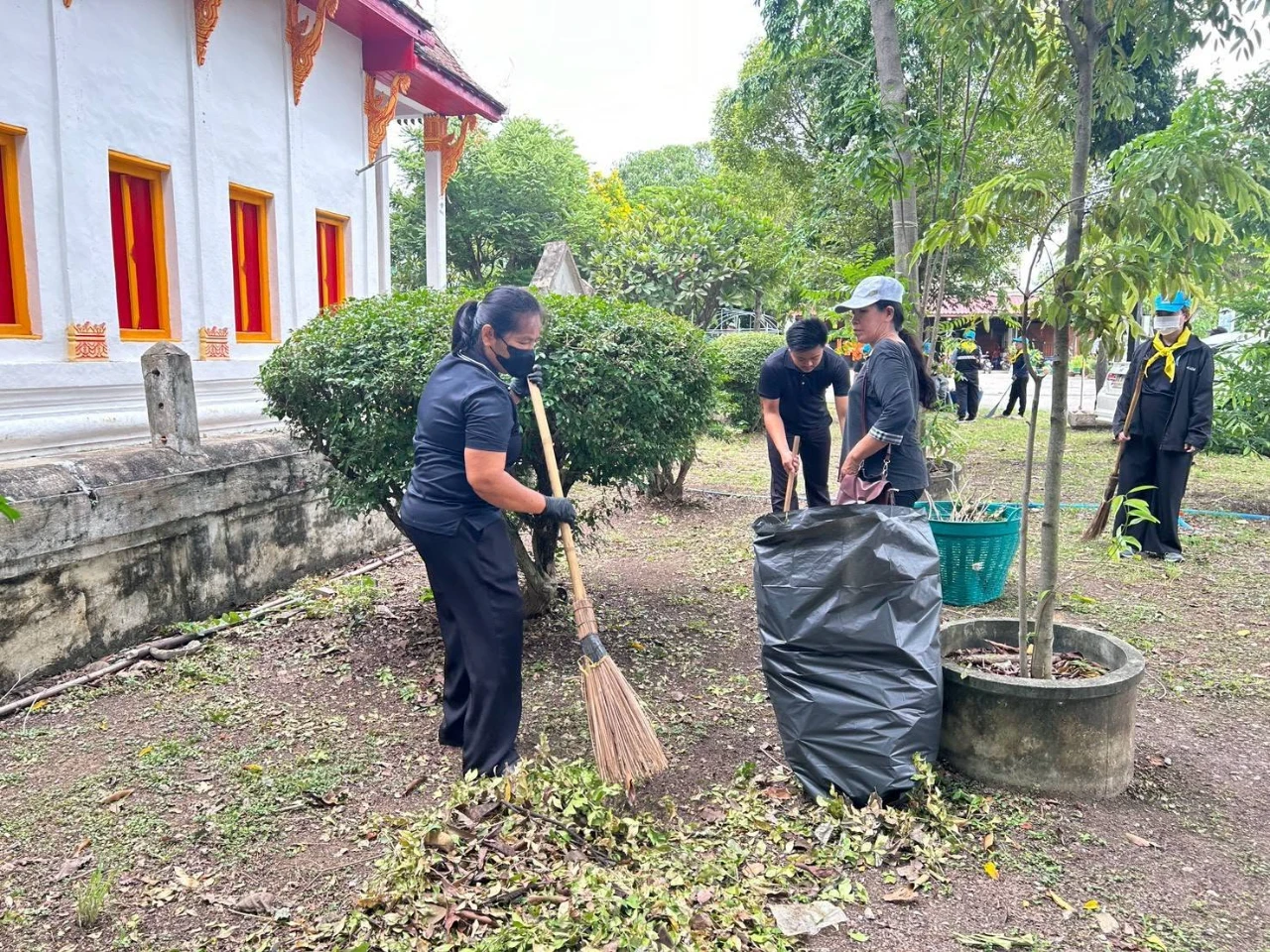 กิจกรรม “รวมพลังสร้างสัปปายะสู่วัดด้วยวิถี 5 ส” (Big Cleaning Day) และกิจกรรม “จิตอาสา พัฒนาพื้นที่ตำบลหนองโน” ณ วัดหนองโนใต้